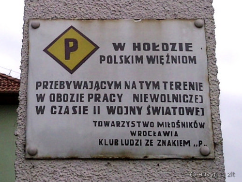 W hołdzie polskim więźniom.